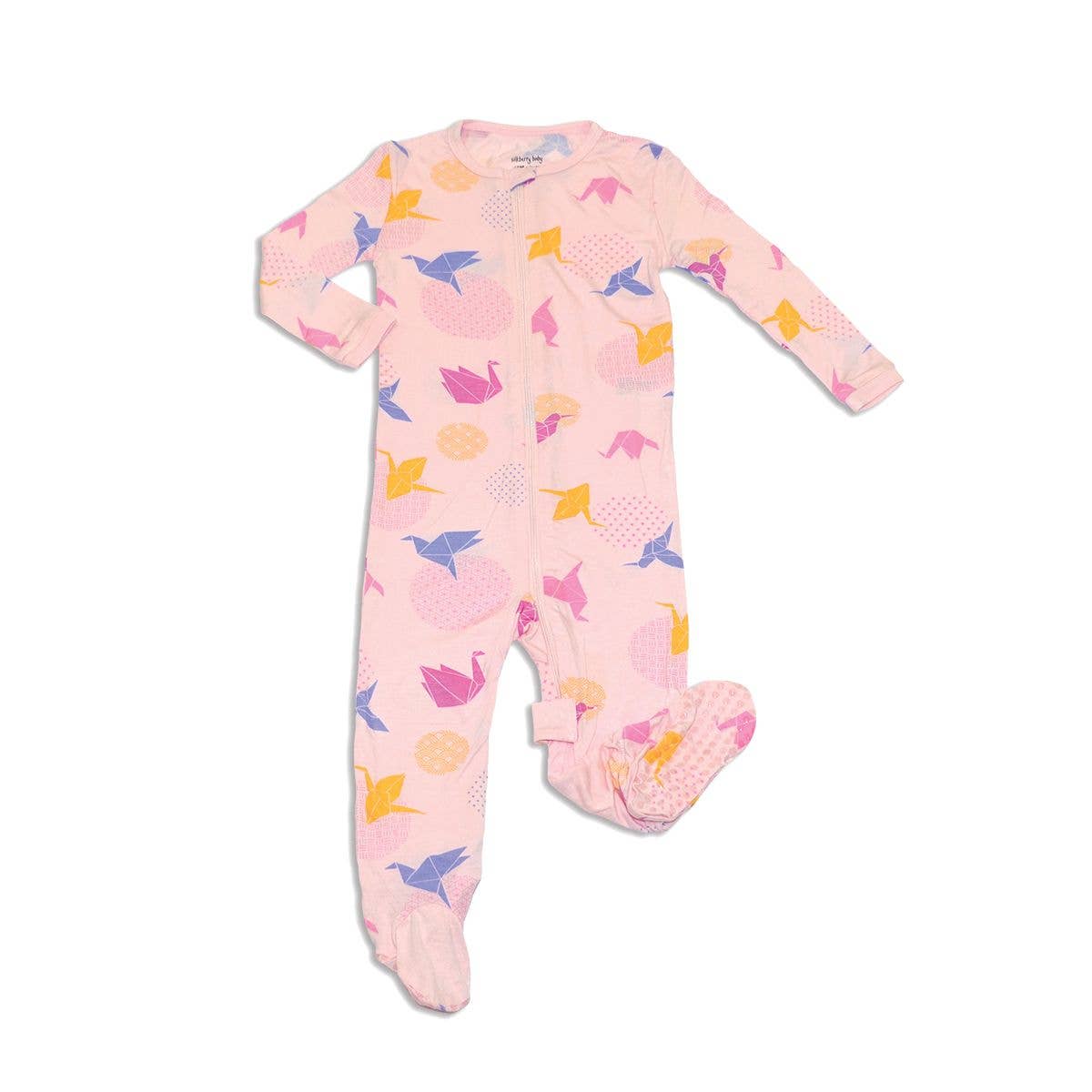 Bamboo Baby Zip-up Footed Sleeper