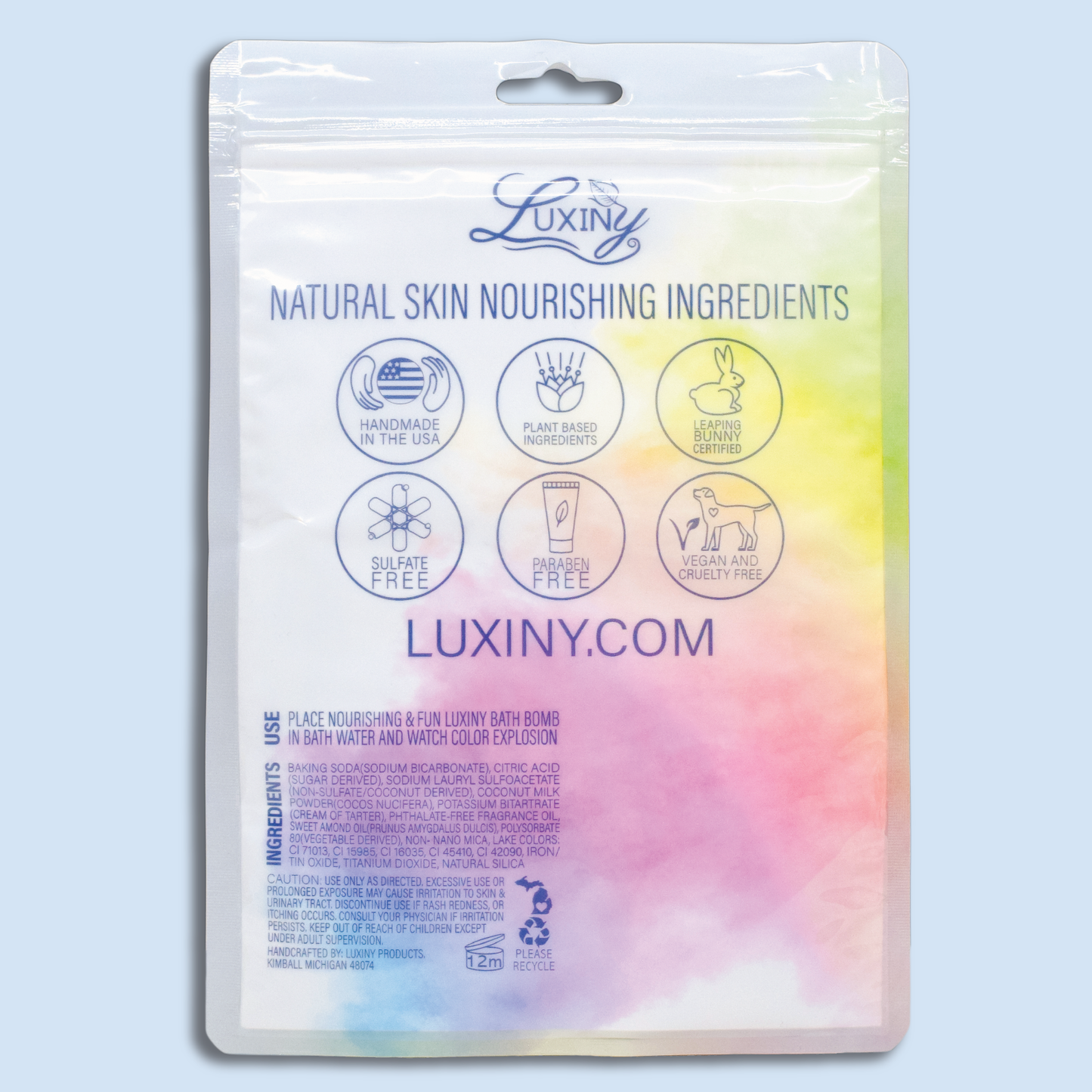 Bath Bomb | Hand Painted | Color Burst | Train Engine