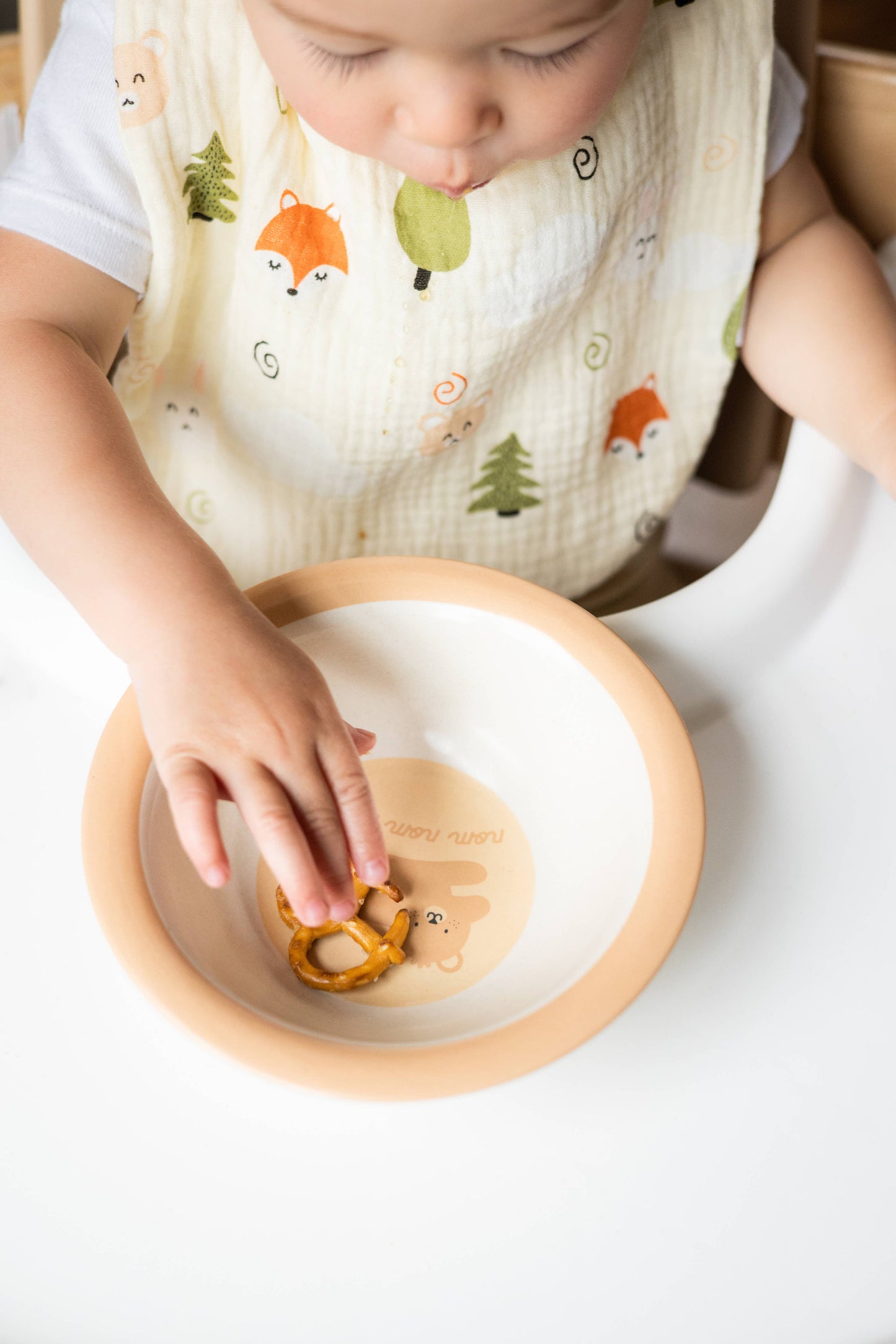 Woodland Muslin Cotton Bib Set, Set Of 2
