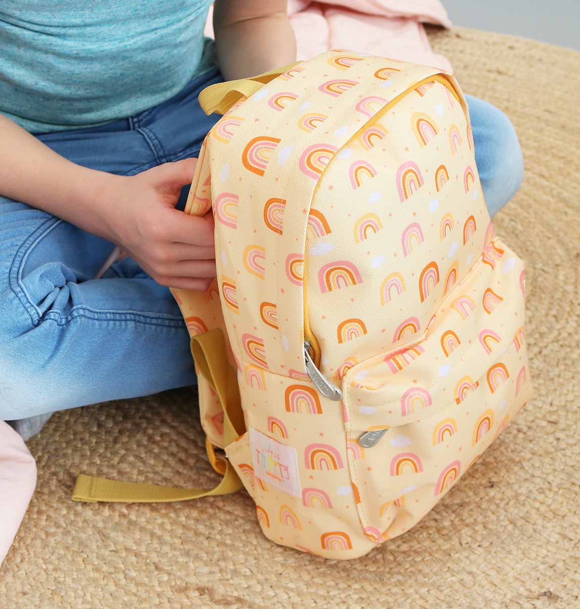 Little kids backpack: Rainbows
