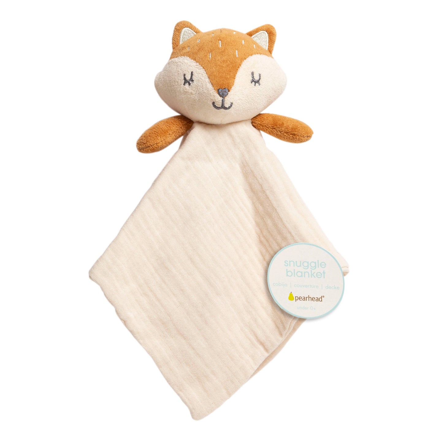 Fox Snuggle Blanket, Organic Cotton Muslin