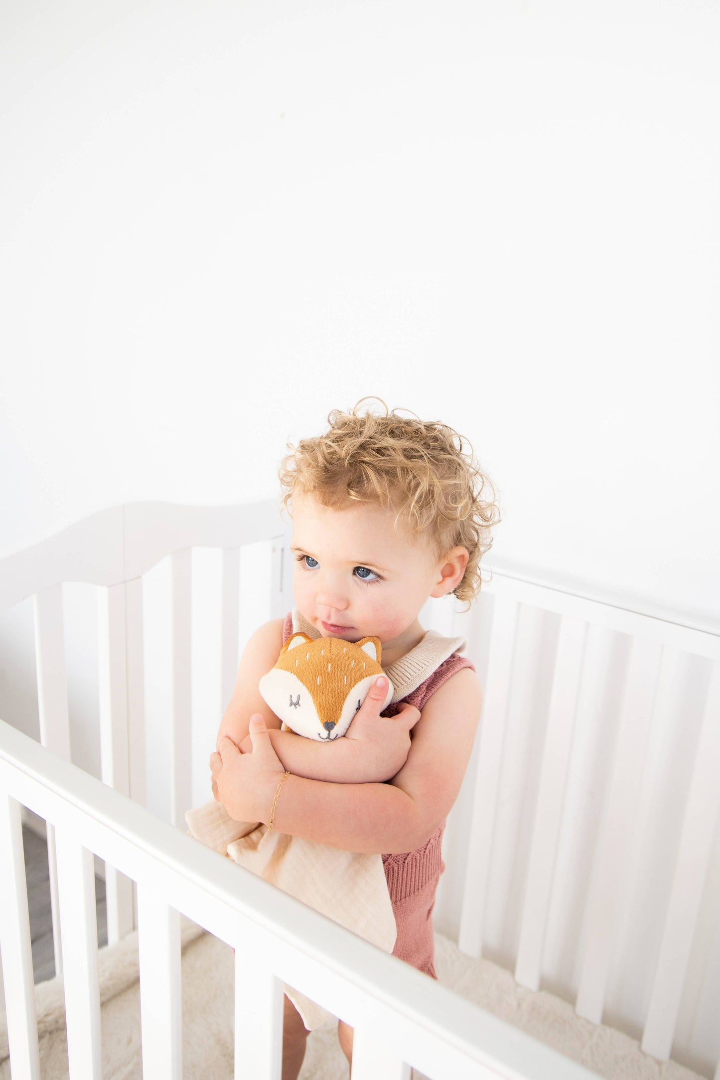 Fox Snuggle Blanket, Organic Cotton Muslin