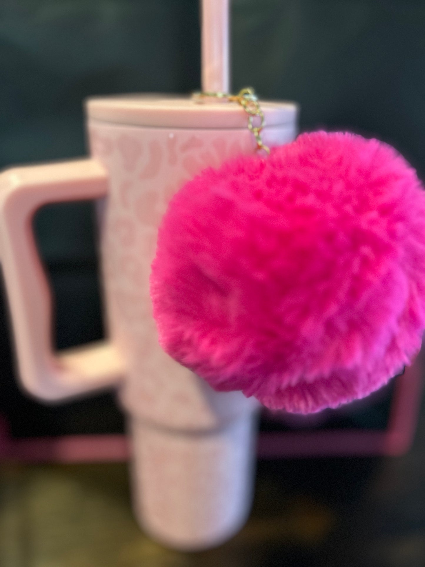 Jumbo Pom Keychain