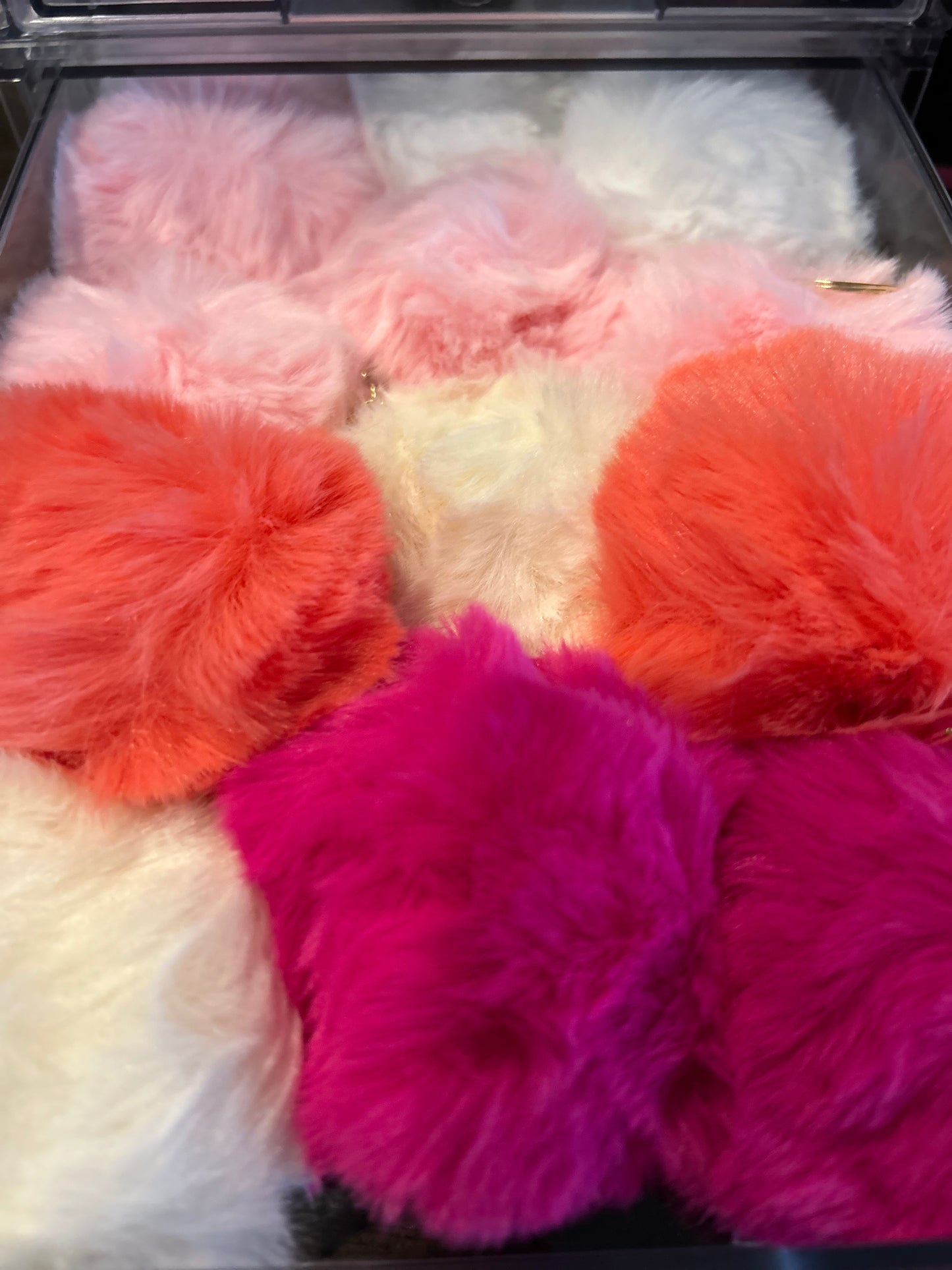 Jumbo Pom Keychain