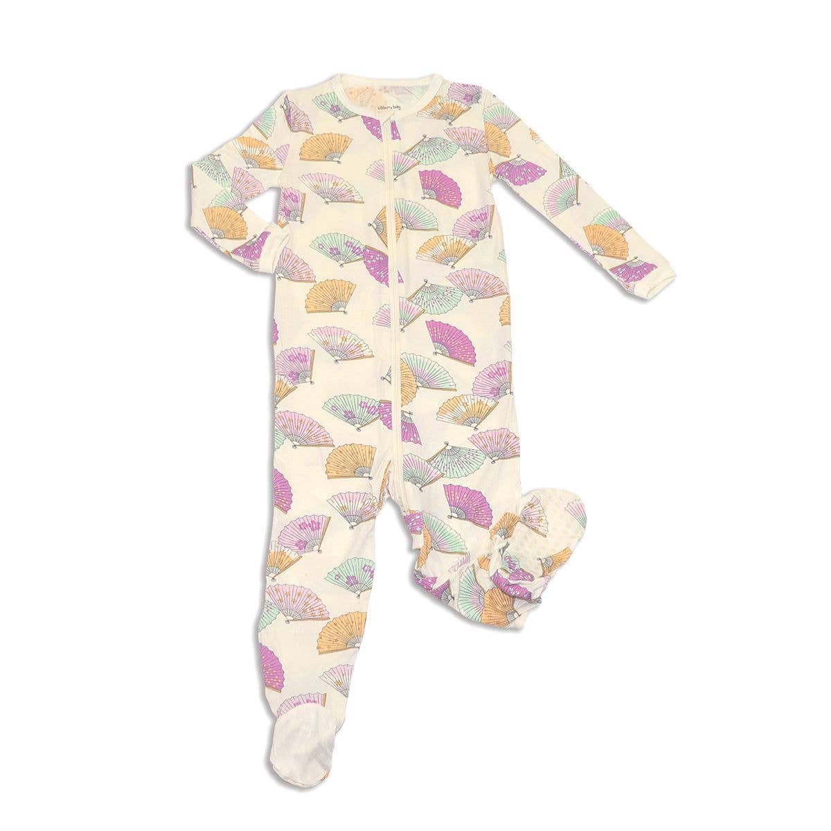 Bamboo Baby Zip-up Footed Sleeper