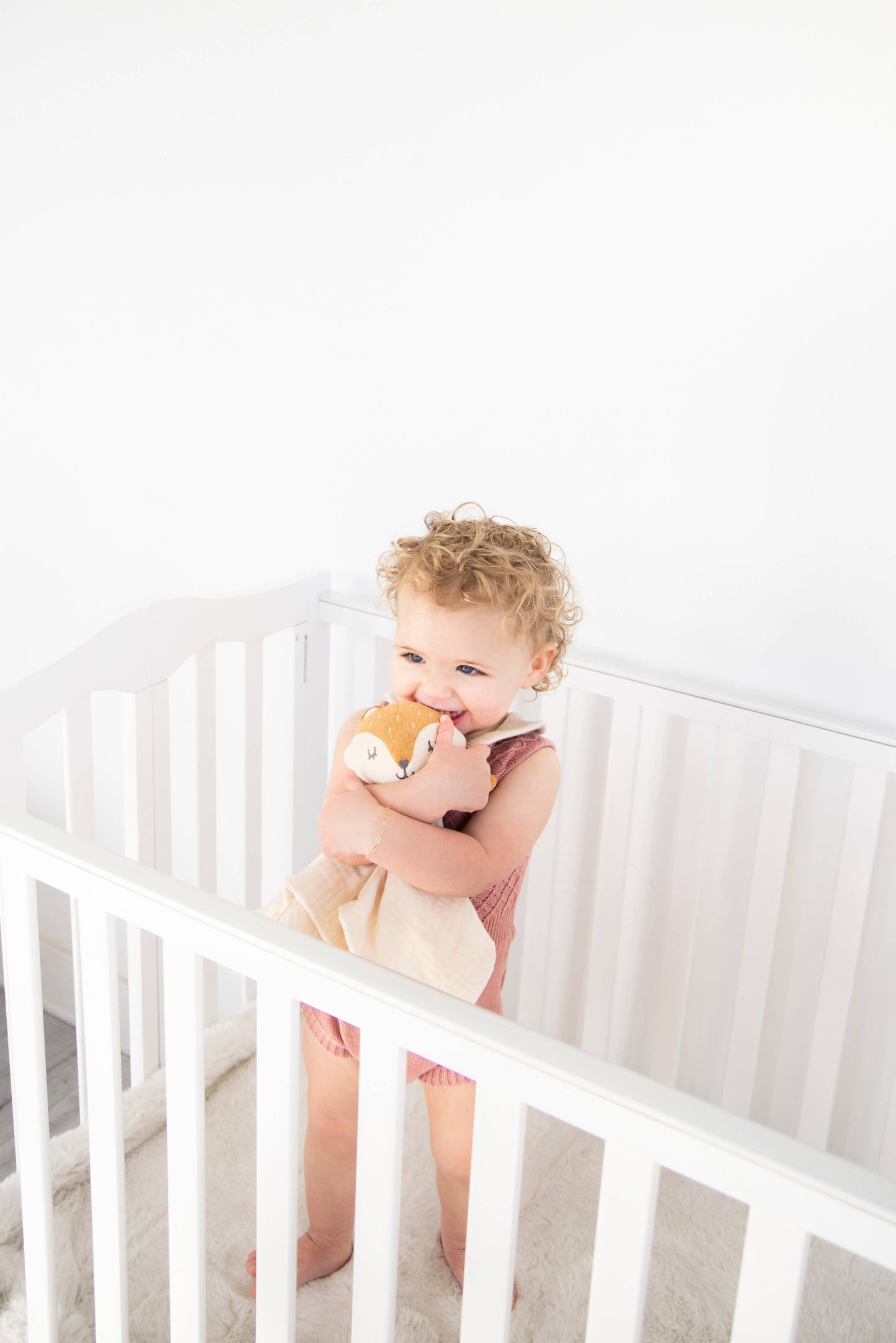 Fox Snuggle Blanket, Organic Cotton Muslin
