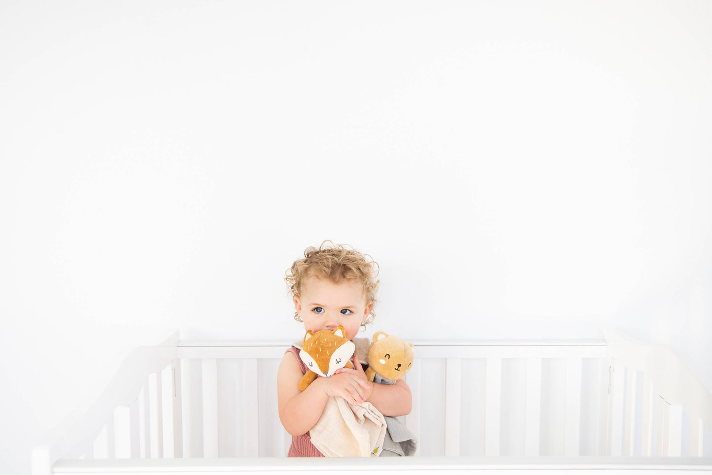 Fox Snuggle Blanket, Organic Cotton Muslin