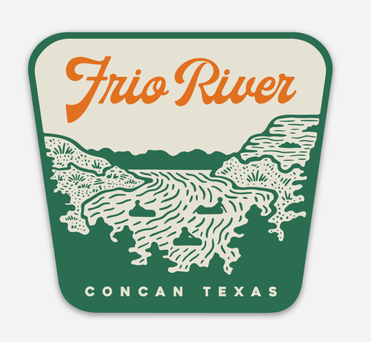 Frio River Sticker