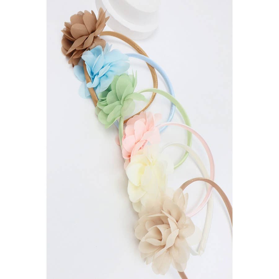 Baby/Kids Sheer Rose Hairband