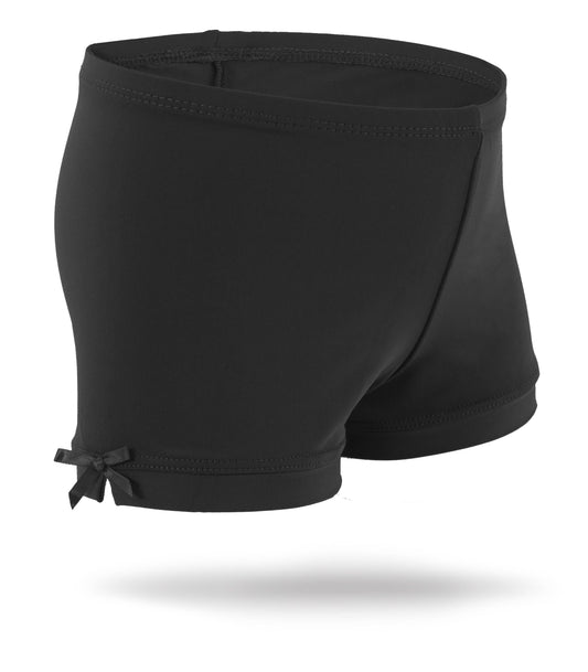 Girls Spandex Shorts-Black