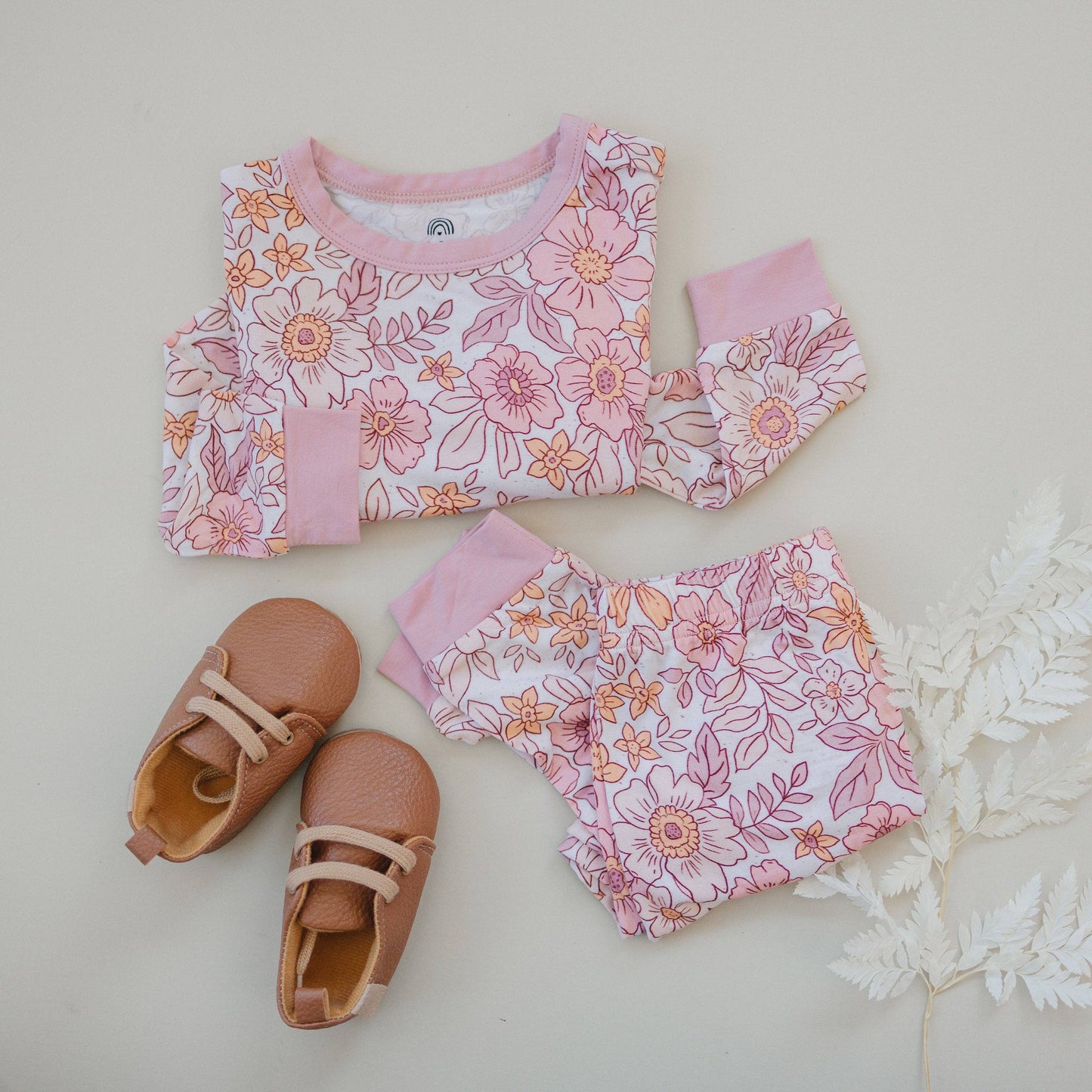 Blush Blooms PJ Set