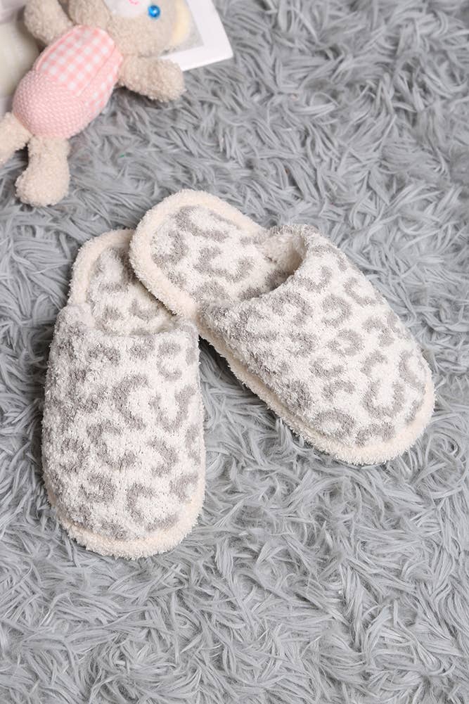 Children's Leopard Pattern Slipper