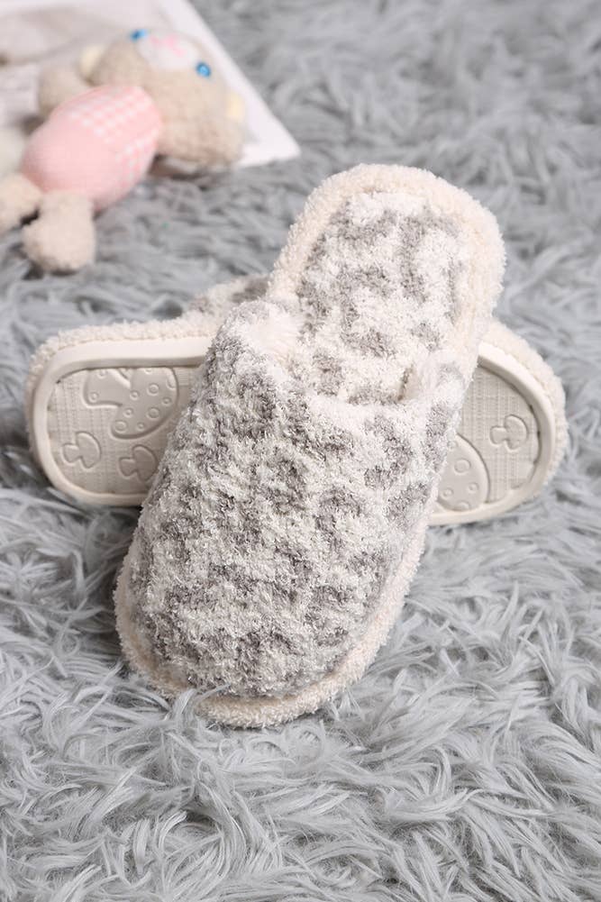 Children's Leopard Pattern Slipper