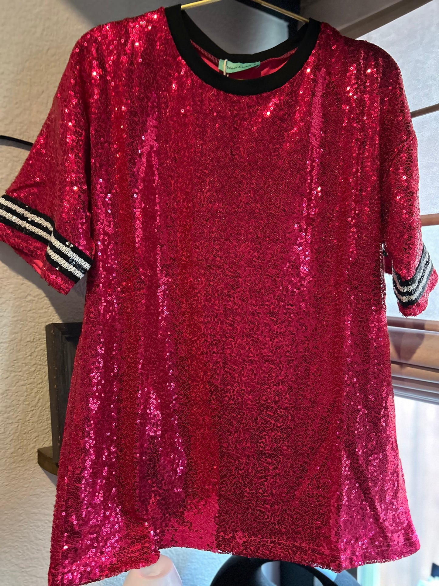 Sequin Jersy Top