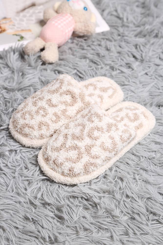 Children's Leopard Pattern Slipper