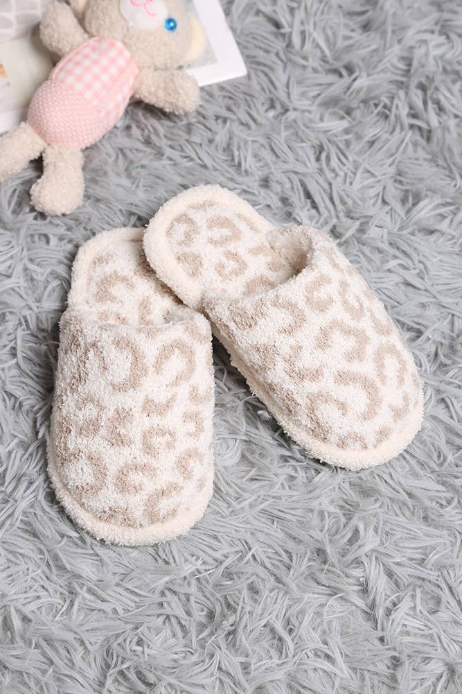 Children's Leopard Pattern Slipper