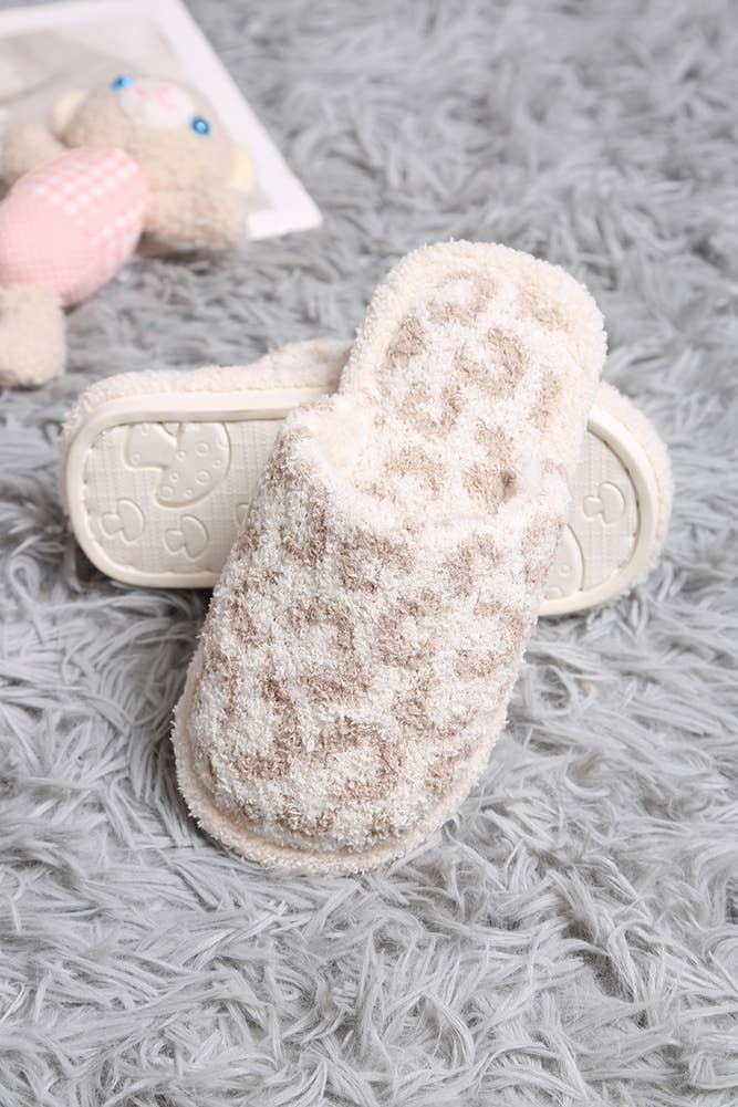 Children's Leopard Pattern Slipper