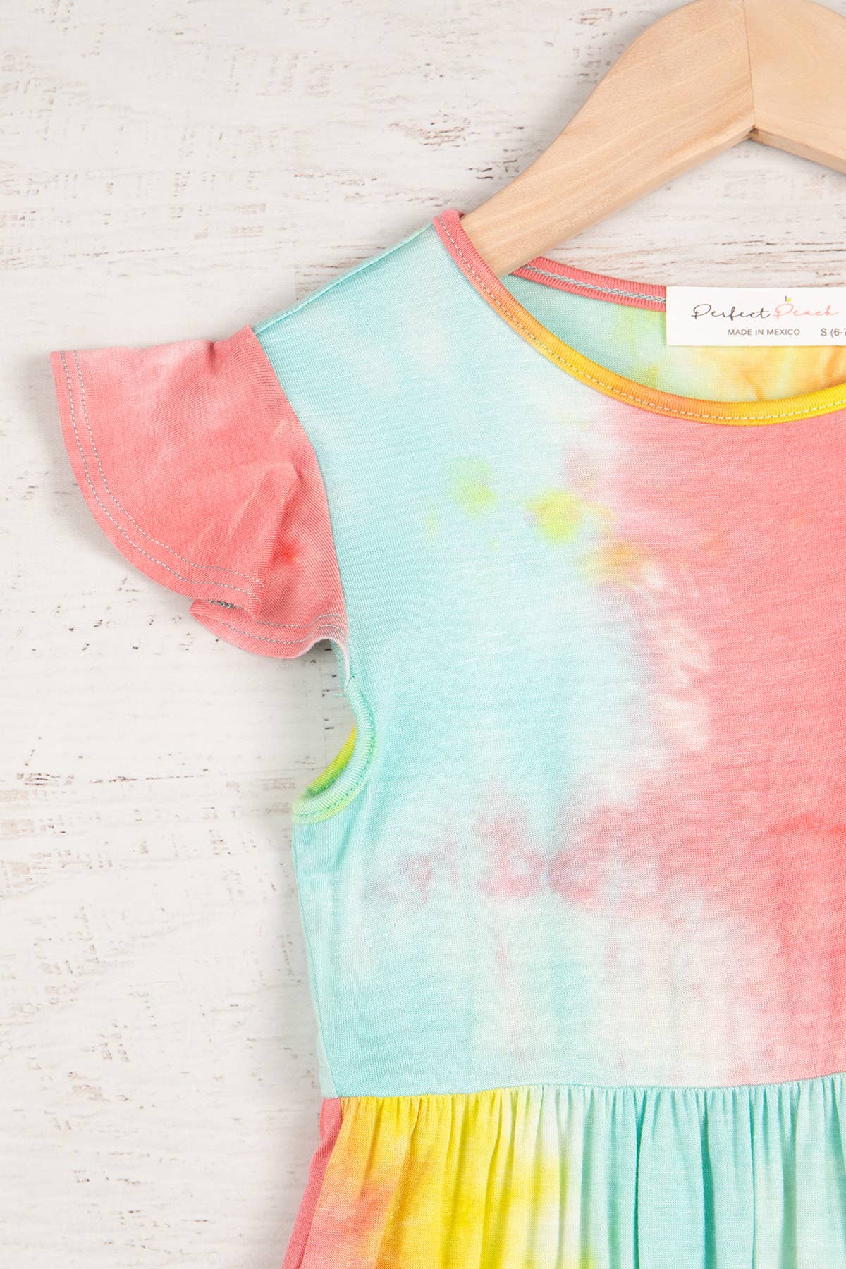 Cap Sleeve Tie-Dye Dress