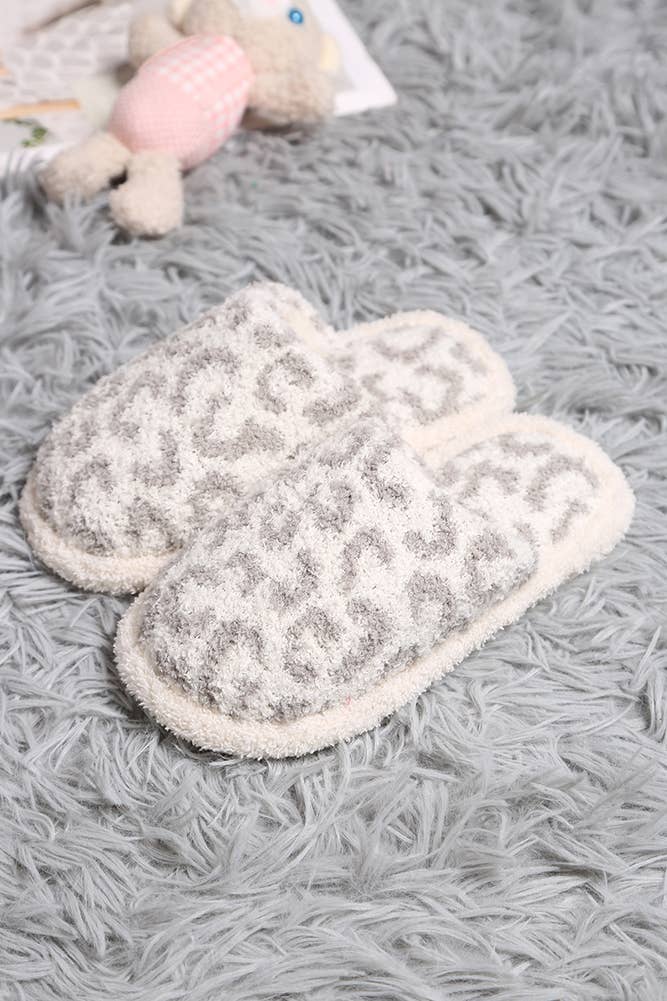 Children's Leopard Pattern Slipper