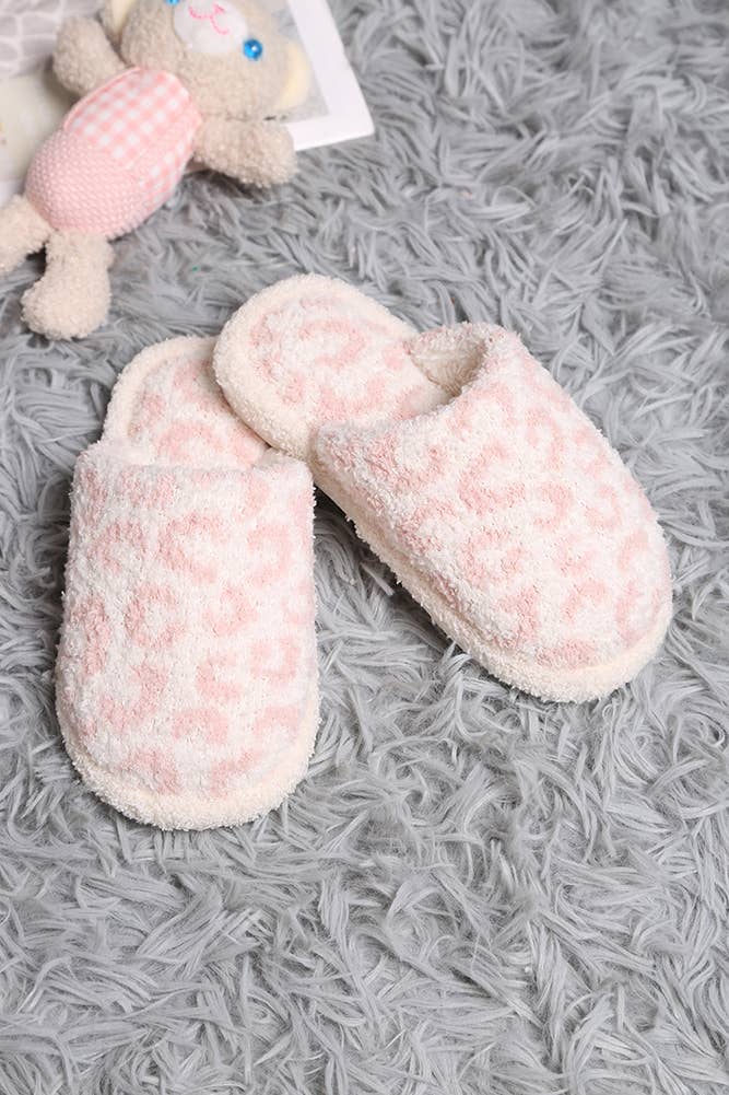 Children's Leopard Pattern Slipper