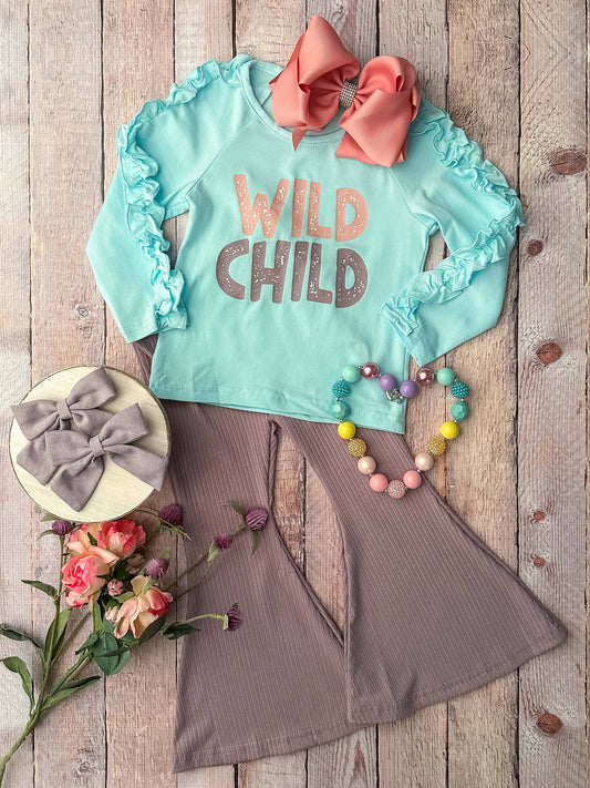 Wild Child Ruffled Sleeve Bell Set