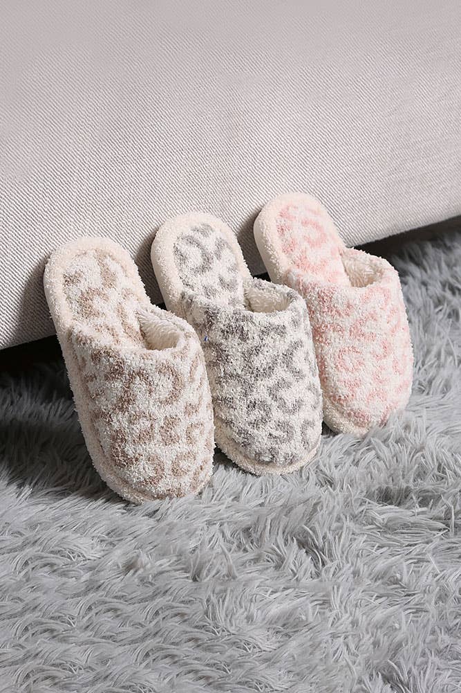 Children's Leopard Pattern Slipper