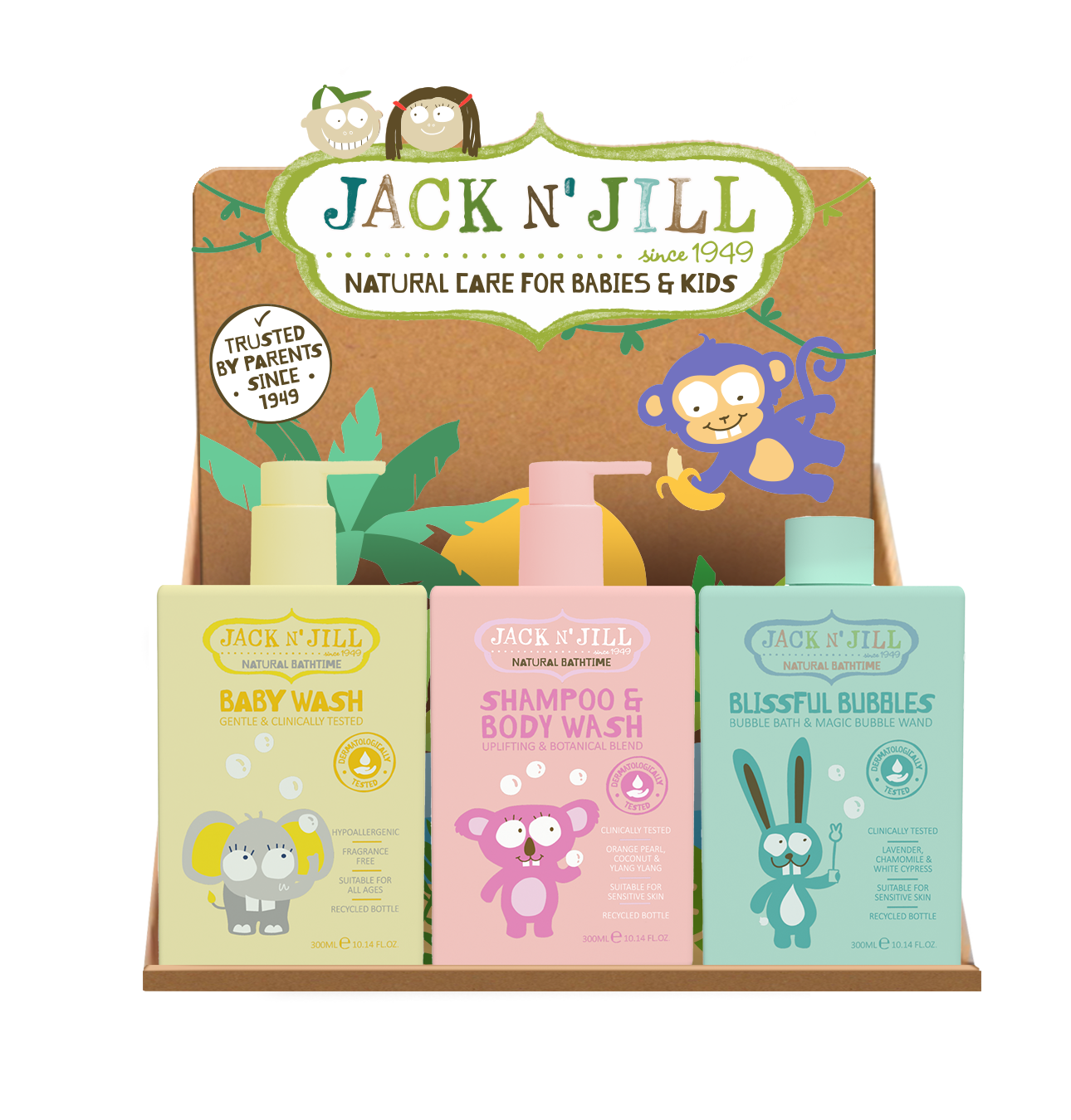 Jack N' Jill Shampoo, Body Wash & Bubble Bath